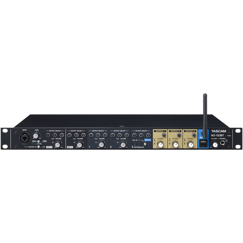 Tascam MZ-123BT Multi-Zone Audio Mixer with Bluetooth