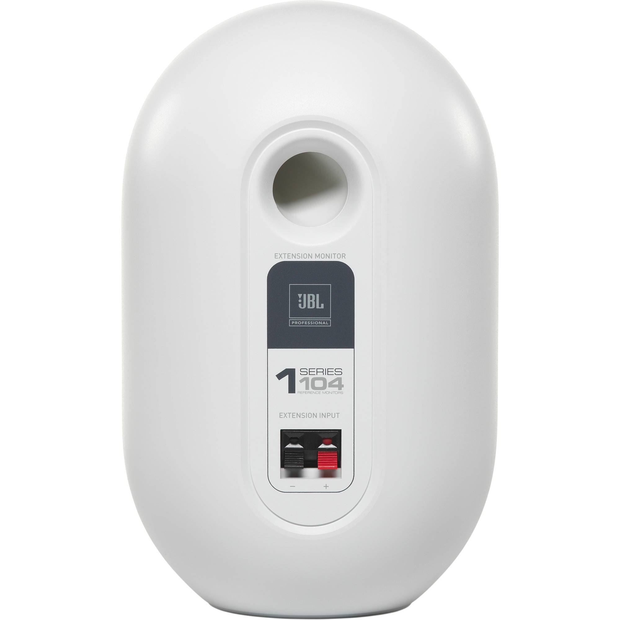 JBL 1 Series 104-BT Compact Powered Desktop Reference Monitors with Bluetooth (White Matte)