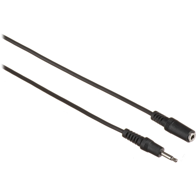 Williams AV WCA 007 WC 3.5mm Male to 3.5mm Female Cable with Mounting Clips (12')