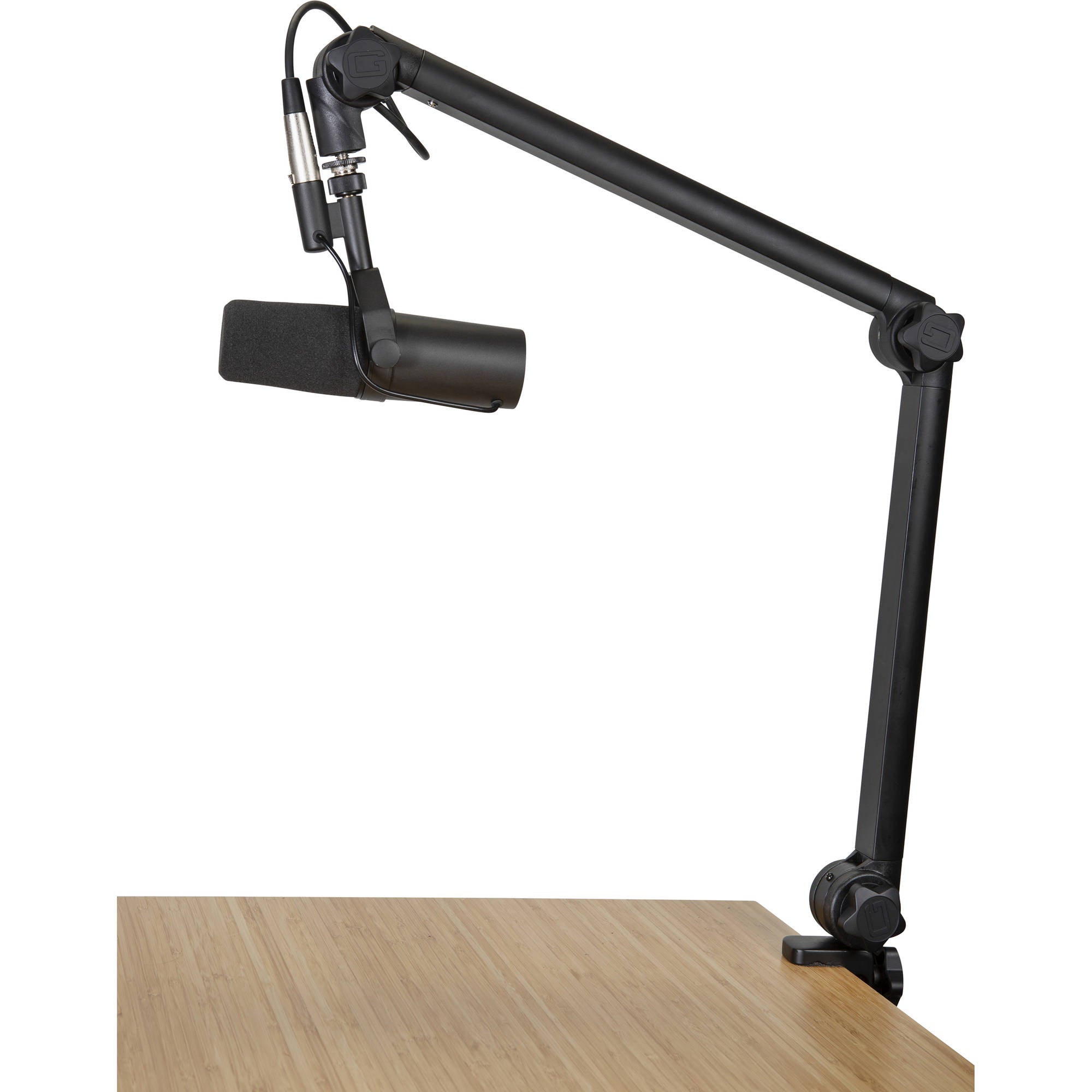 Gator Frameworks GFWMICBCBM3000 Deluxe Desktop Microphone Broadcast/Podcast Boom Stand