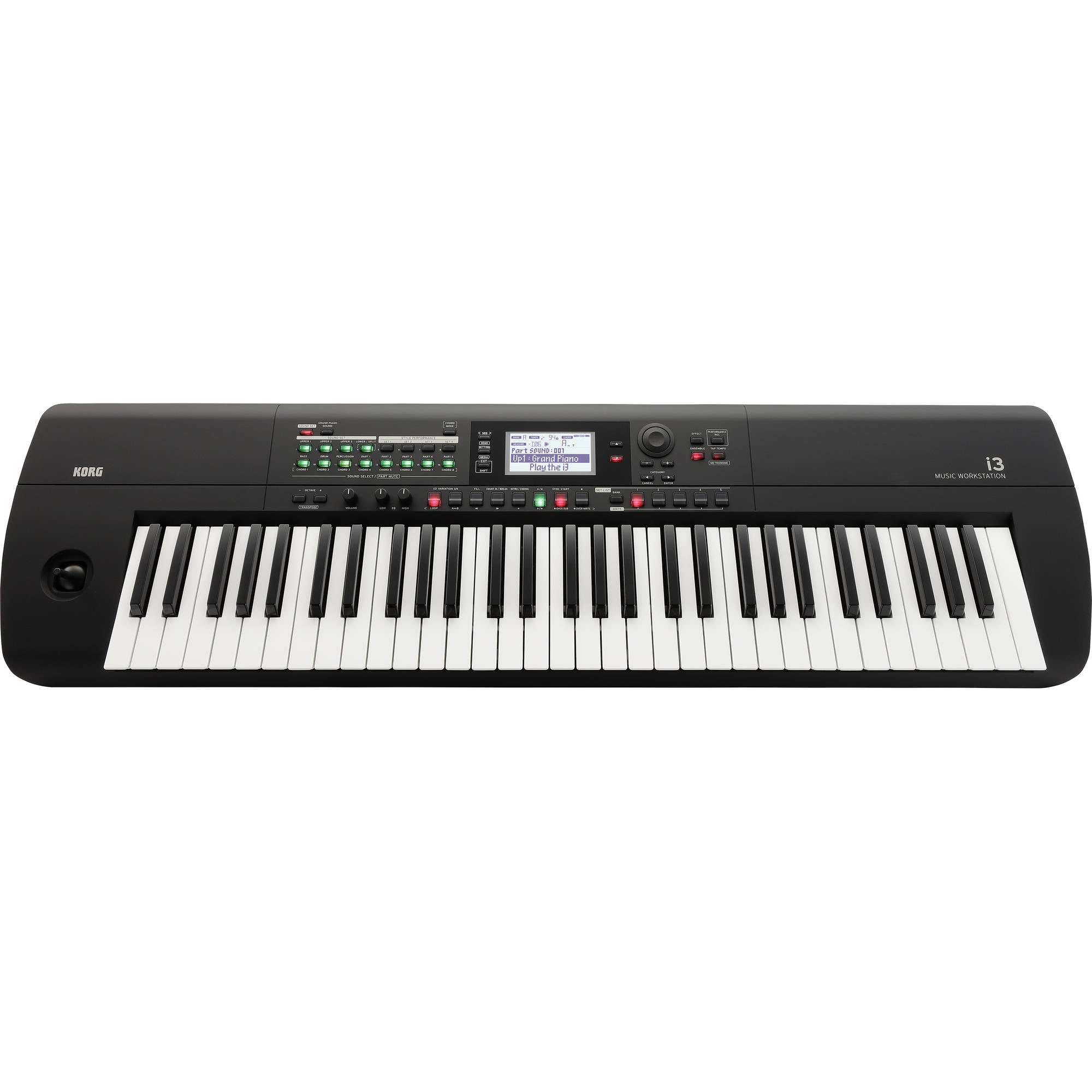 Korg i3 61-Key Music Workstation (Rubberized Matte Black)