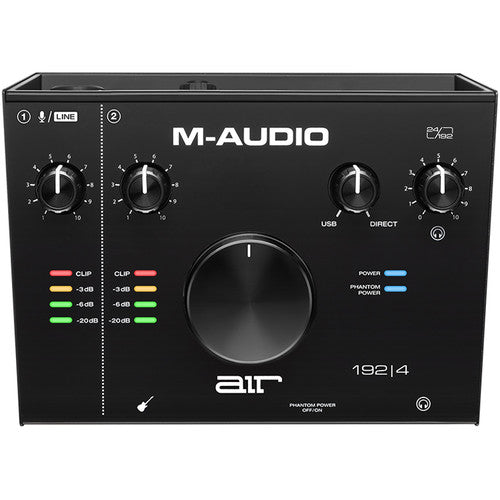 M-Audio AIR 192|4 Vocal Studio Pro Desktop 2x2 USB Type-C Audio Interface with Mic and Headphones