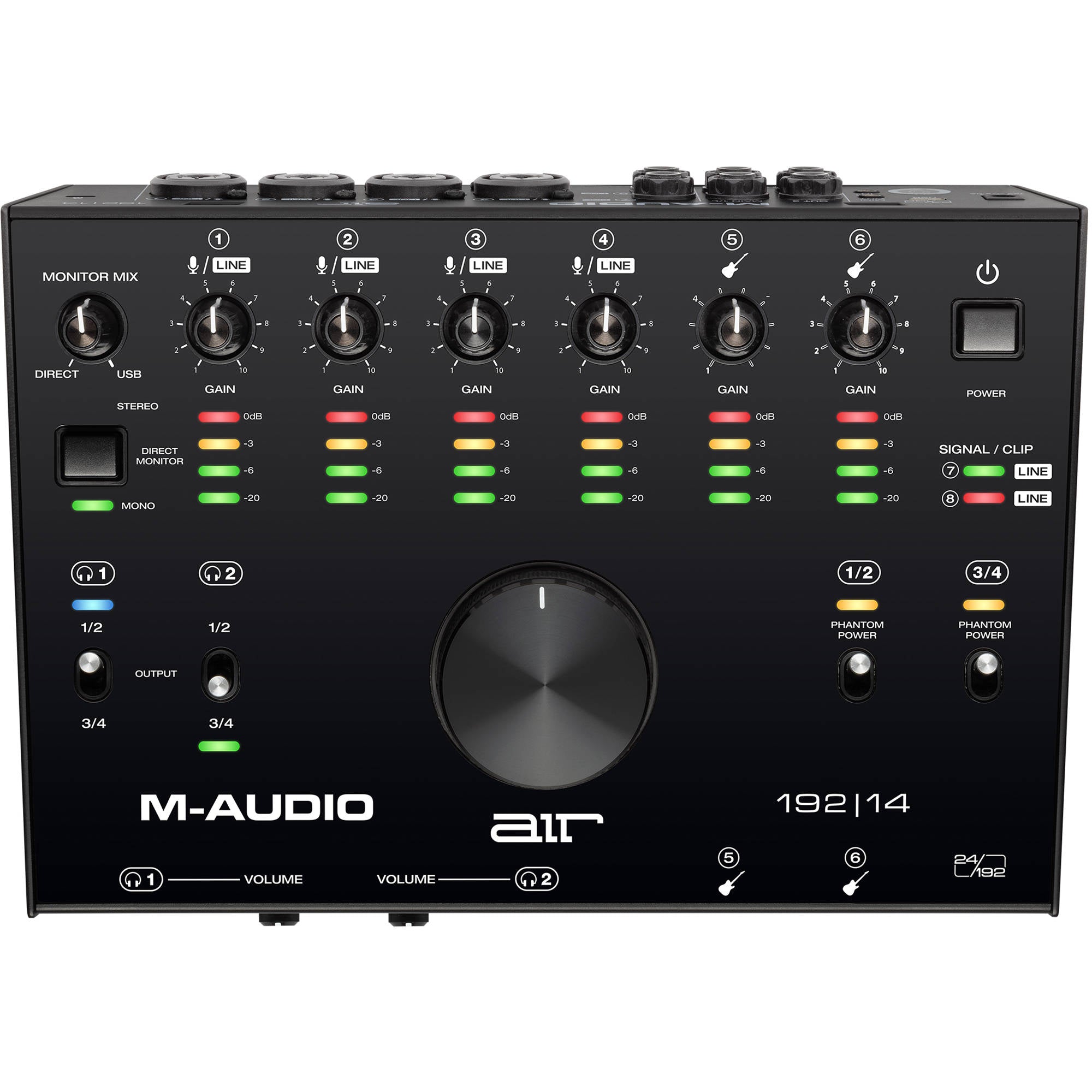 M-Audio AIR 192|14 Desktop 8x4 USB Type-C Audio/MIDI Interface