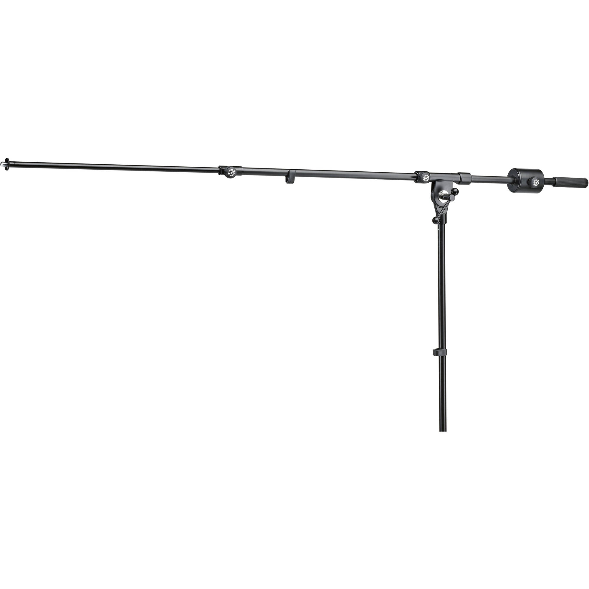 K&M Stands 25530 Boom Arm with Adjustable Counterweight (Black)