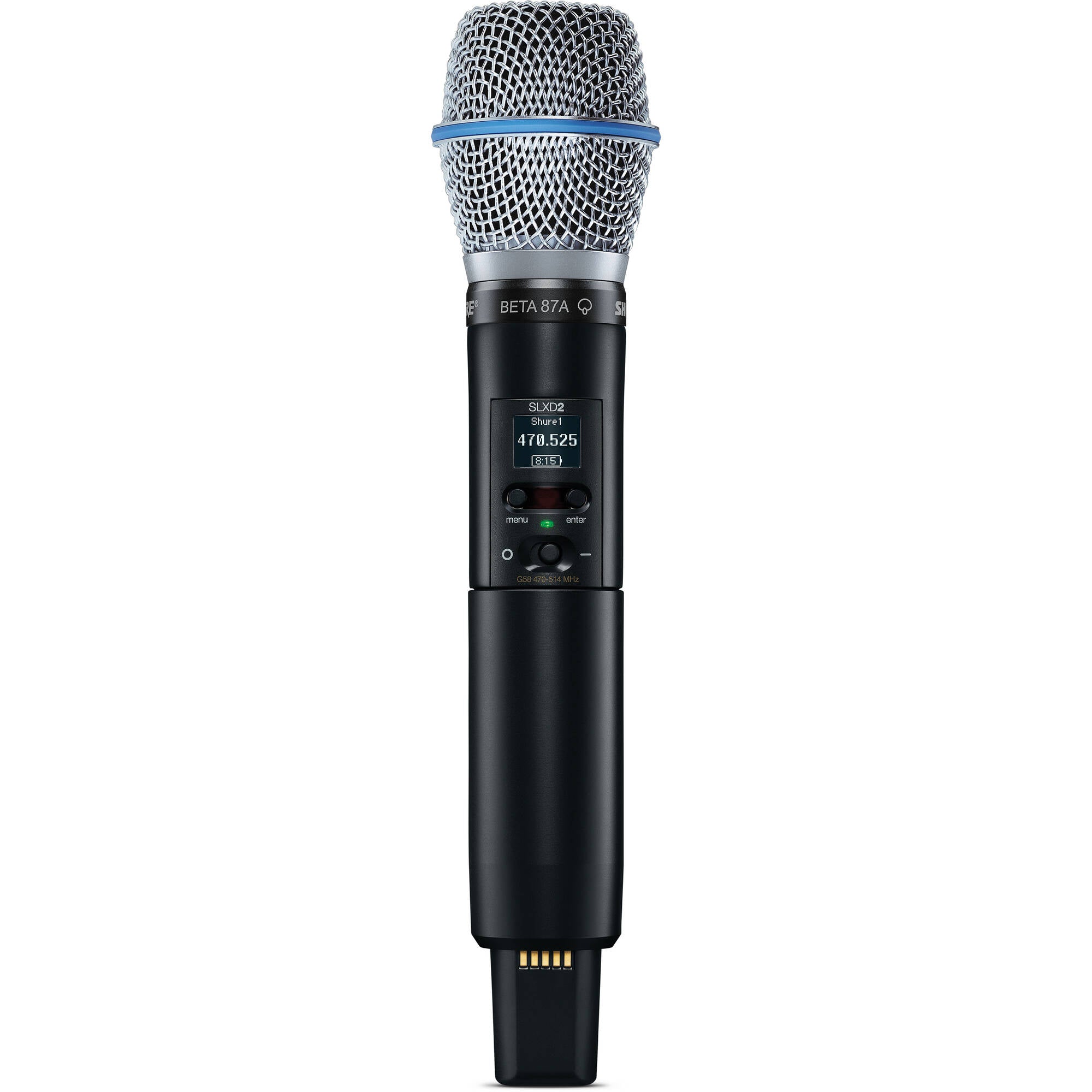 Shure SLXD24/B87A Digital Wireless Beta 87A Handheld Microphone System (G58: 470-514 MHz)