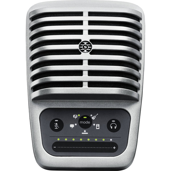 Shure MOTIV MV51-DIG Large-Diaphragm Cardioid USB Microphone for Computers and iOS Devices (Silver)