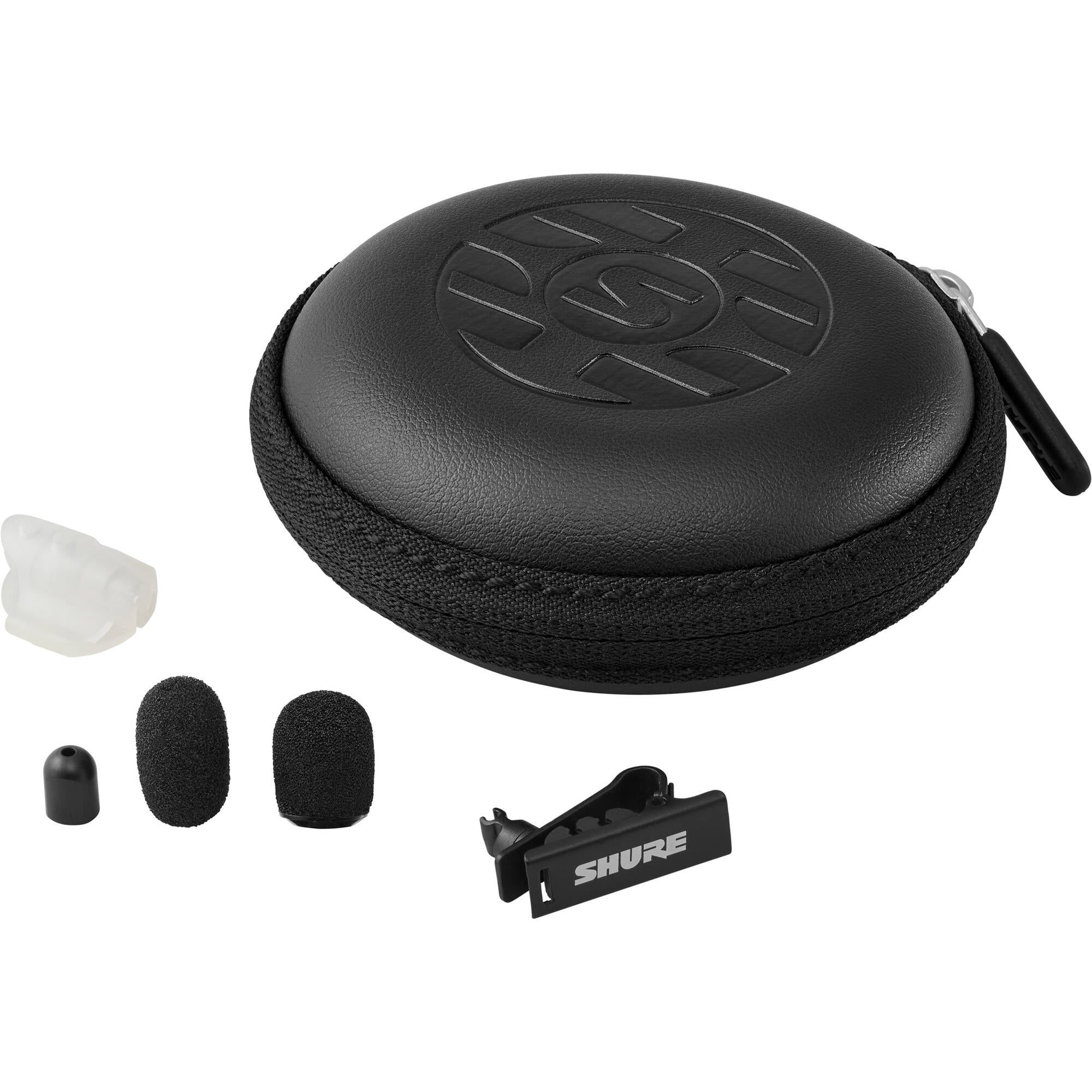 Shure DL4 DuraPlex Omnidirectional Miniature Lavalier Microphone (Black, 3-Pin LEMO)