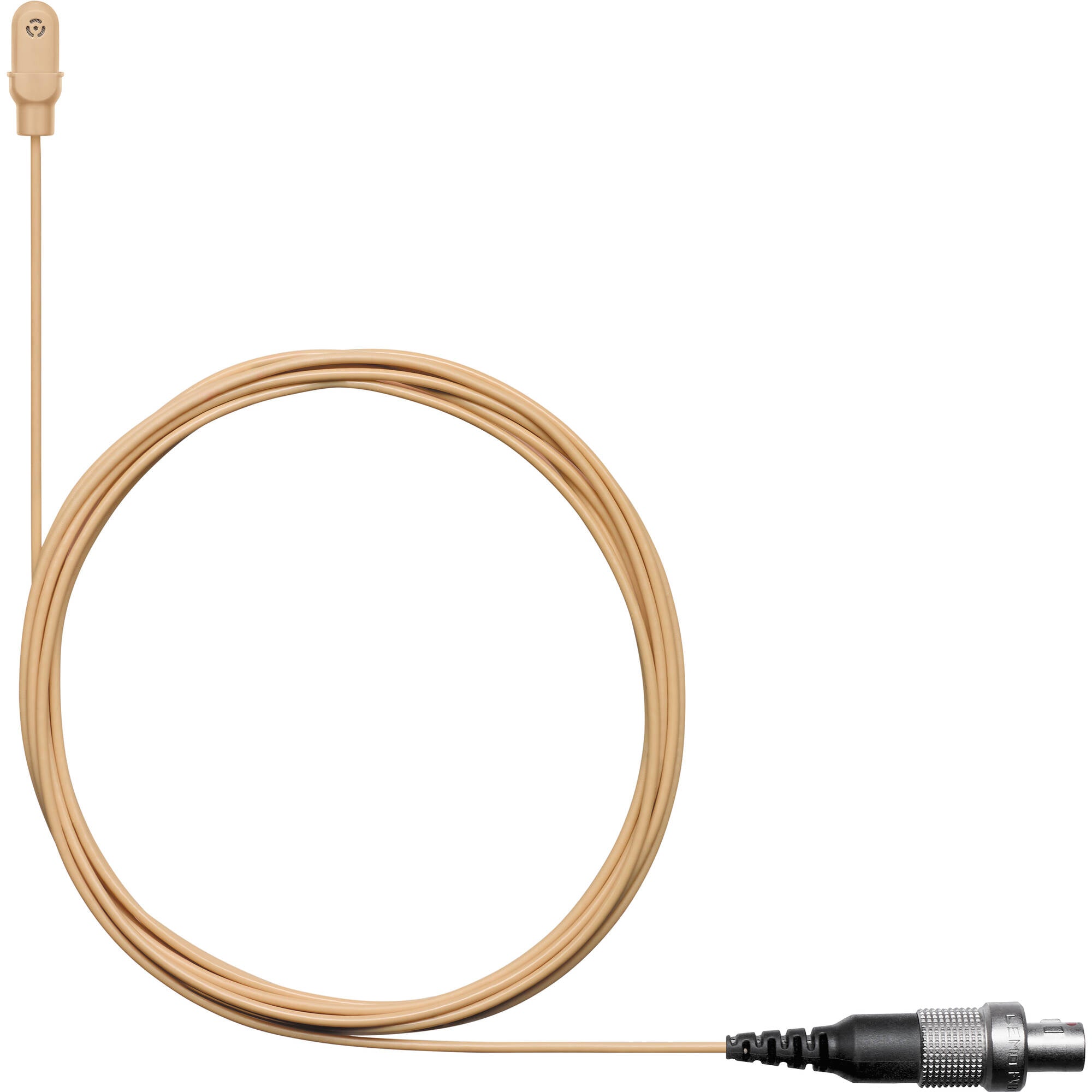Shure DL4 DuraPlex Omnidirectional Miniature Lavalier Microphone (Tan, 3-Pin LEMO)