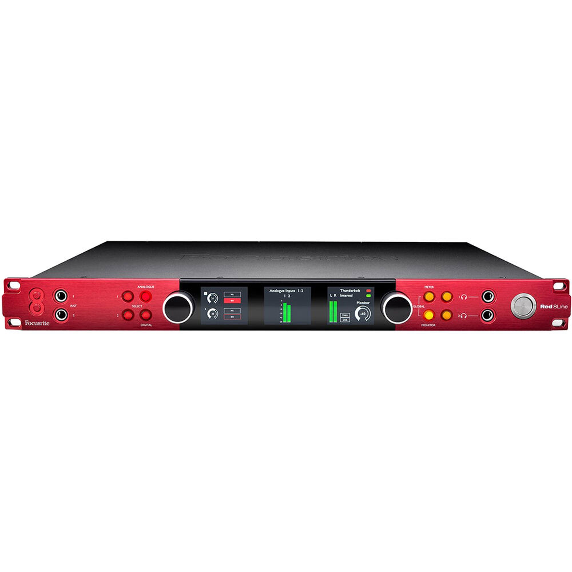 Focusrite Red 8Line Rackmount 58x64 Dante/HDX/Thunderbolt 3 Audio Interface