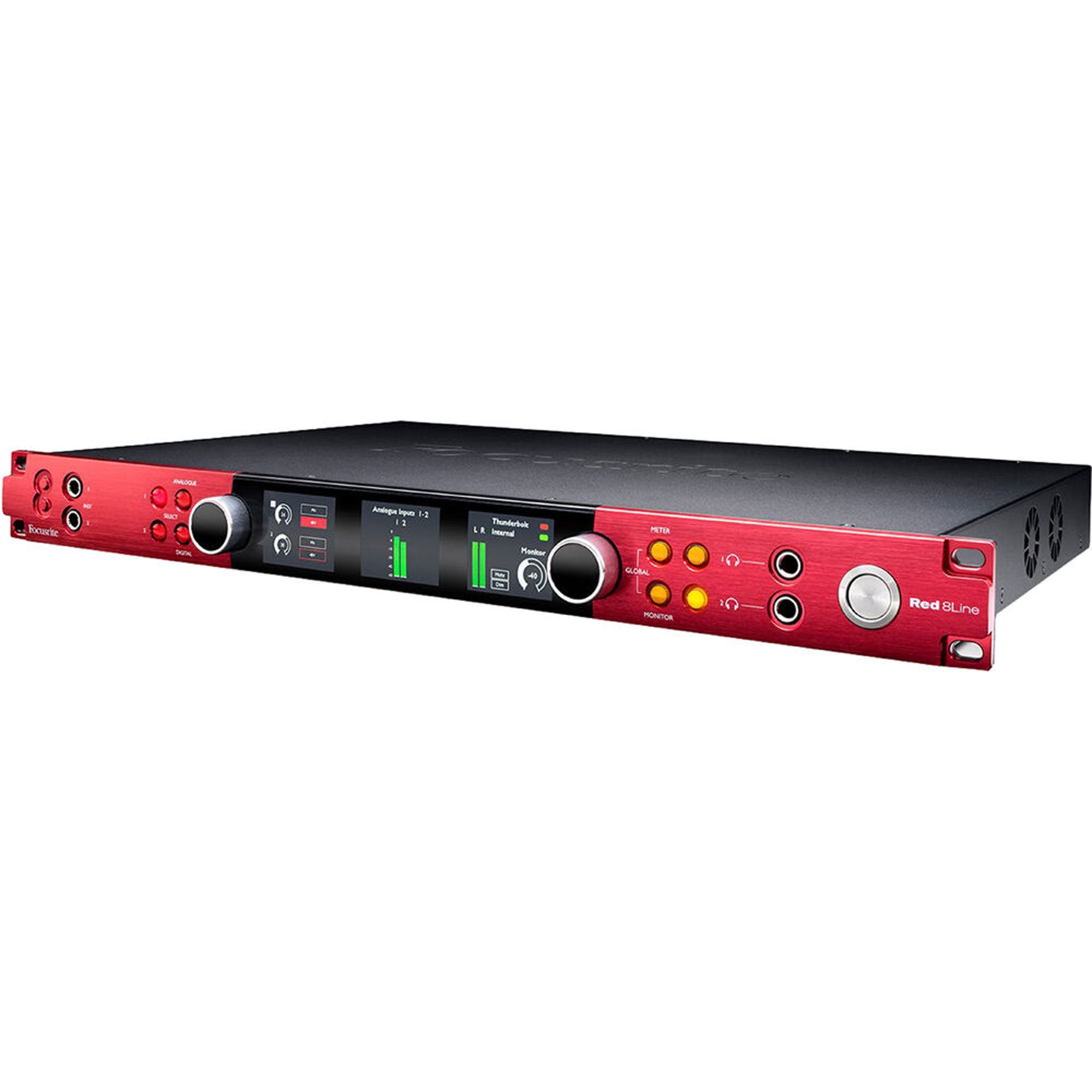 Focusrite Red 8Line Rackmount 58x64 Dante/HDX/Thunderbolt 3 Audio Interface