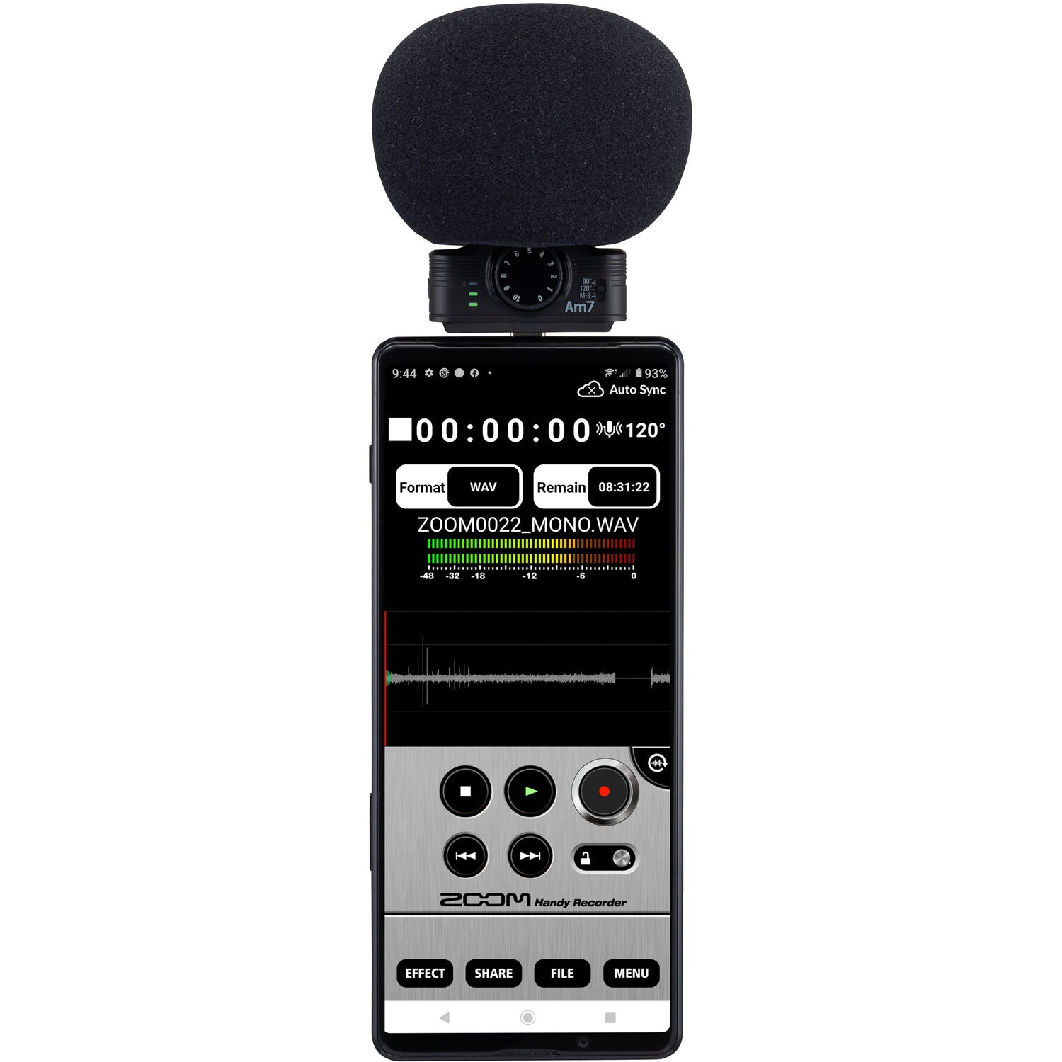 Zoom Am7 Mid-Side Stereo Microphone for Android Devices with USB-C Connector