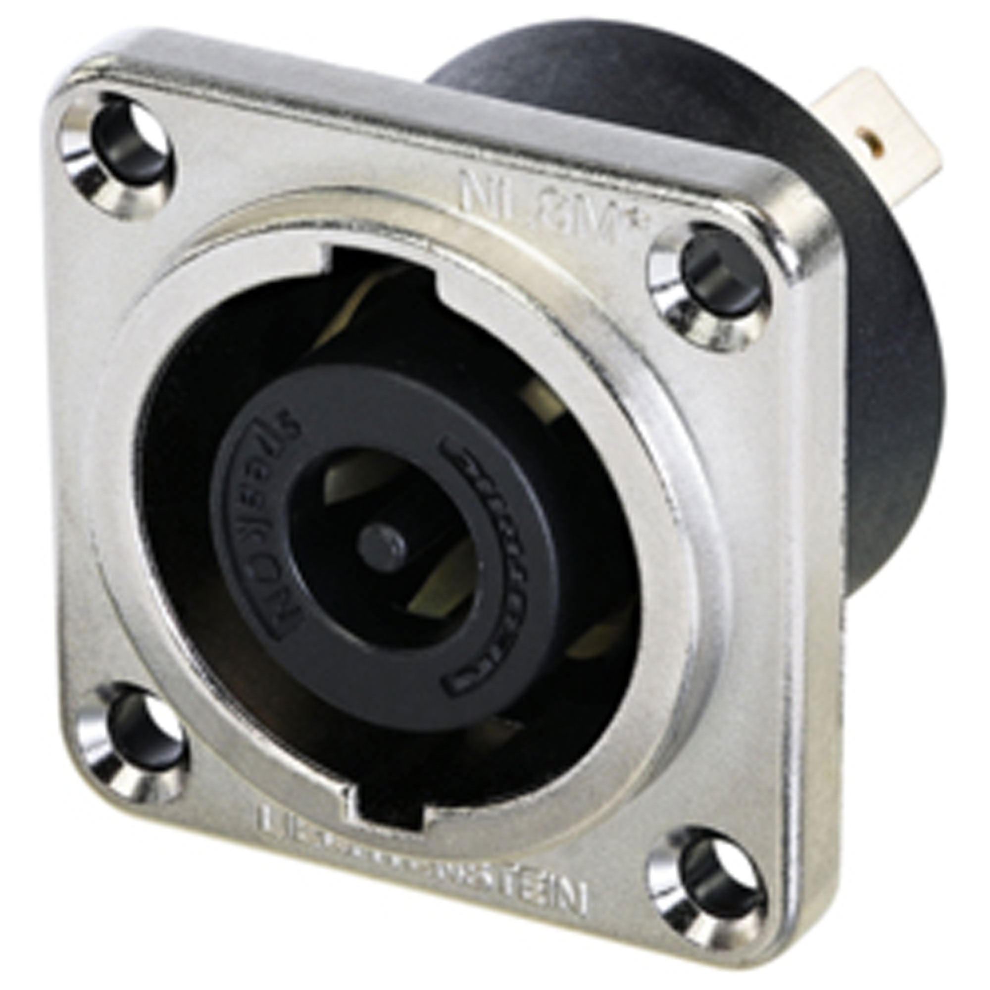 Neutrik NLT8MPXX 8-Pole Male speakON Panel Mount Chassis Connector (Nickel/Silver)