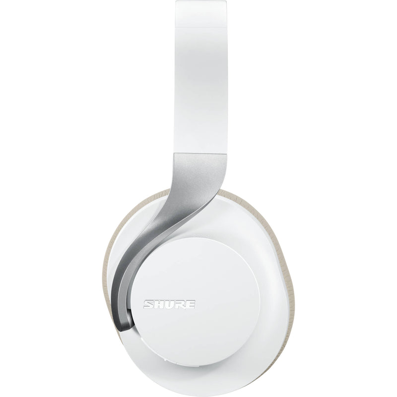 Shure AONIC 40 Noise-Canceling Wireless Over-Ear Headphones (White)