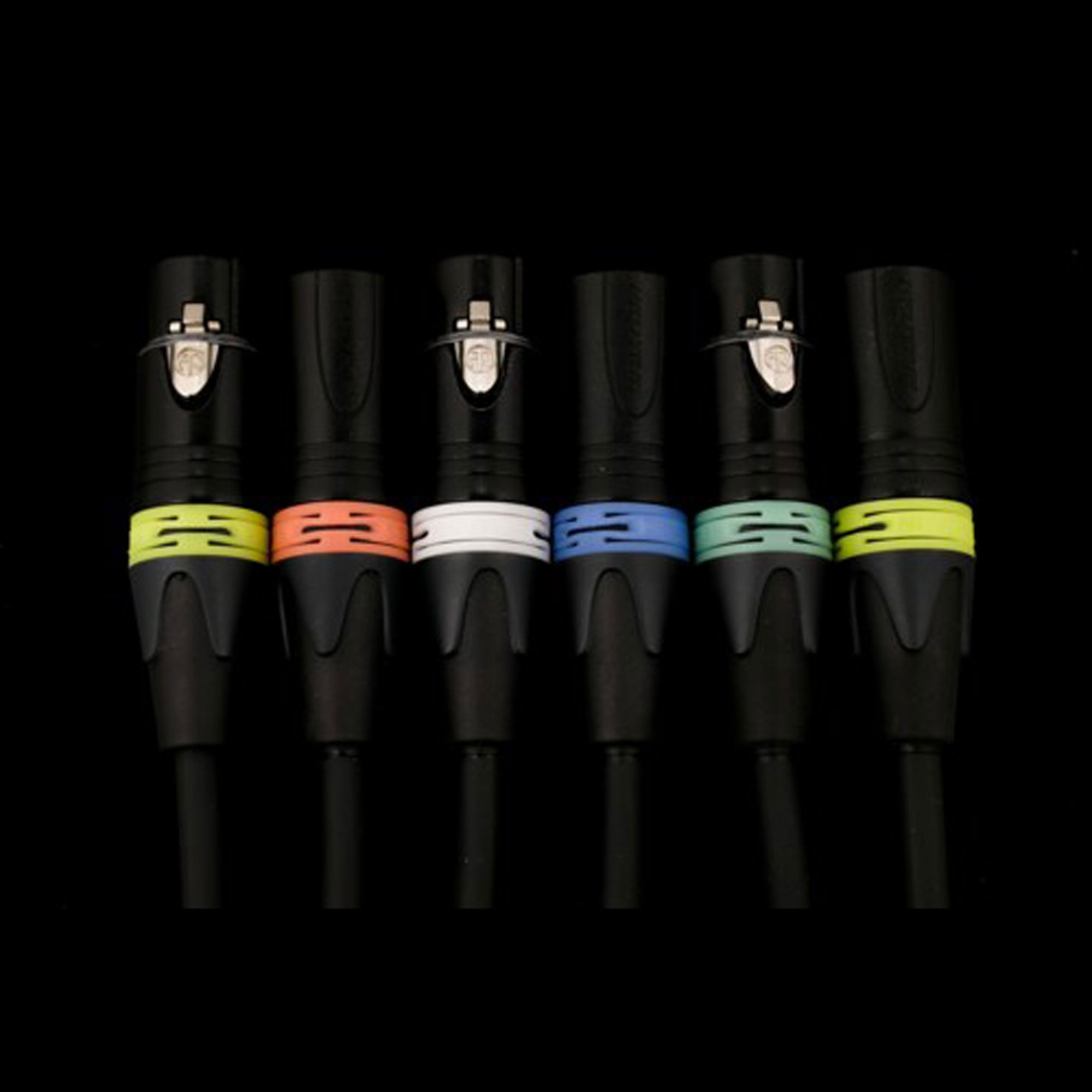 Neutrik XXR-6 NEO Neon Glow in the Dark Color Coding Rings for XX Series (Blue Neon, Box of 100)