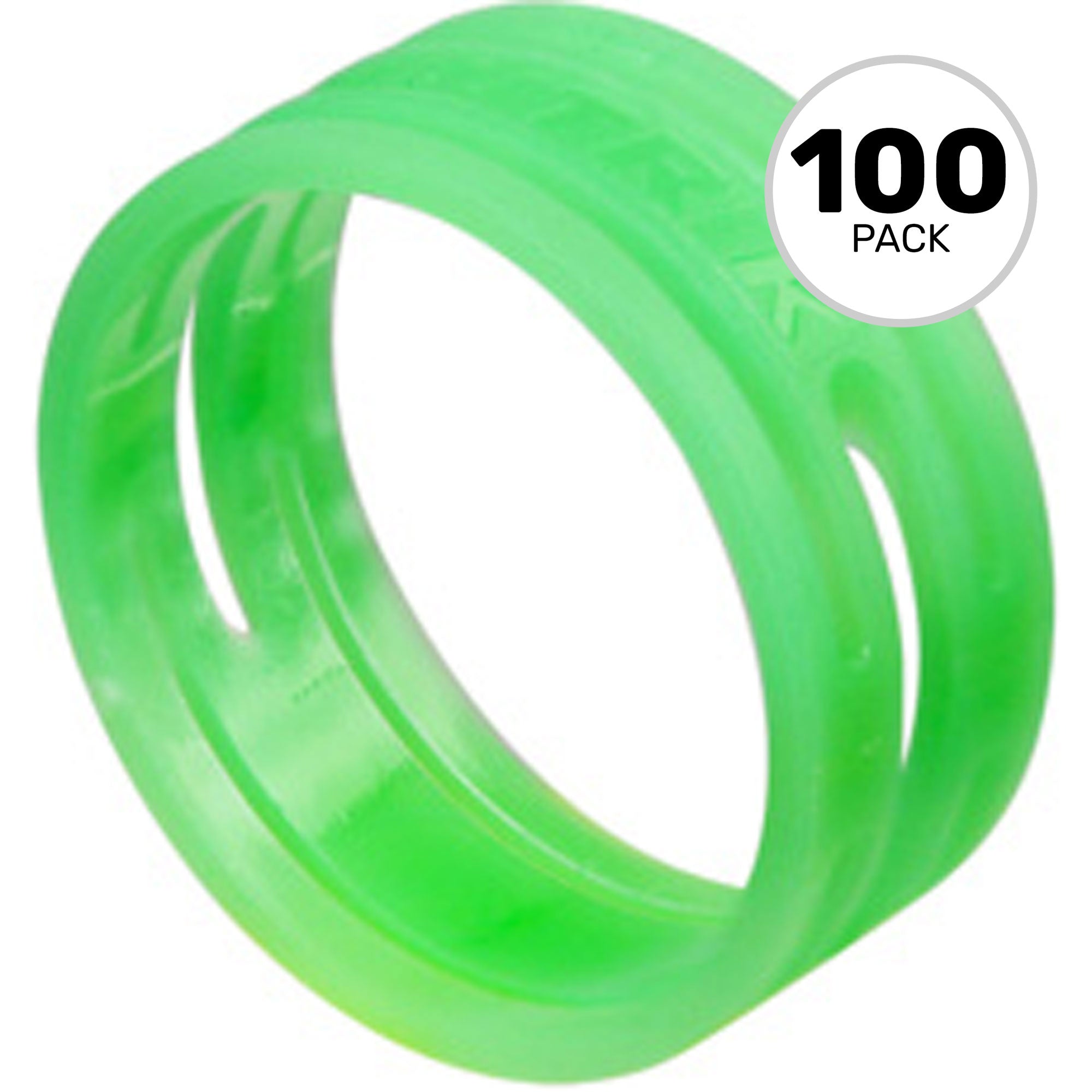 Neutrik XXR-5 NEO Neon Glow in the Dark Color Coding Rings for XX Series (Green Neon, Box of 100)