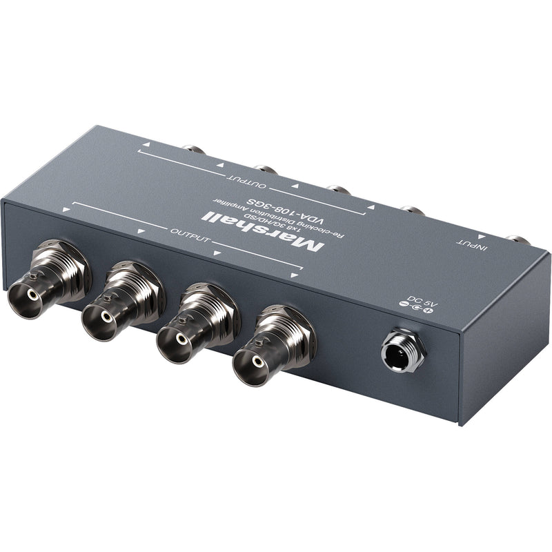 Marshall Electronics VDA-108-3GS 3G/HD/SD-SDI Reclocking Distribution Amplifier (1x8)