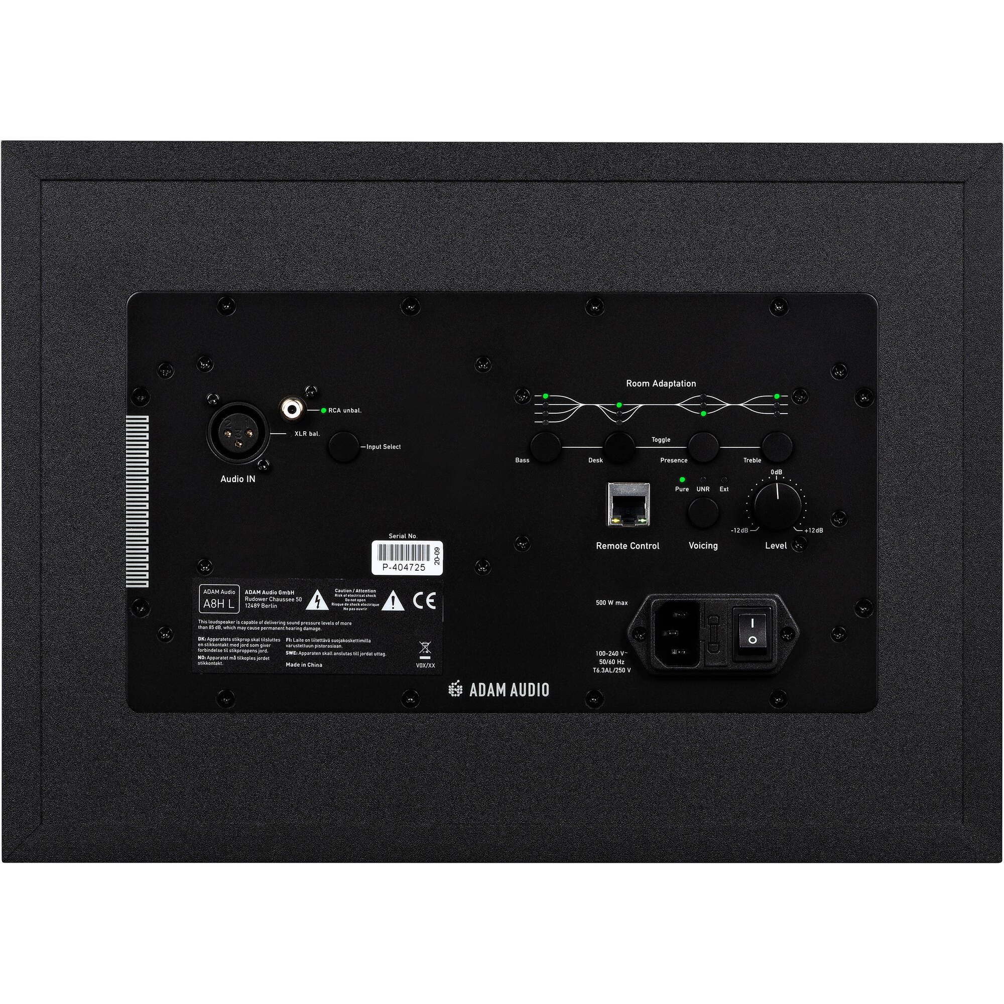 Adam Audio A8H 340W 8" Active 3-Way Studio Monitor (Right)