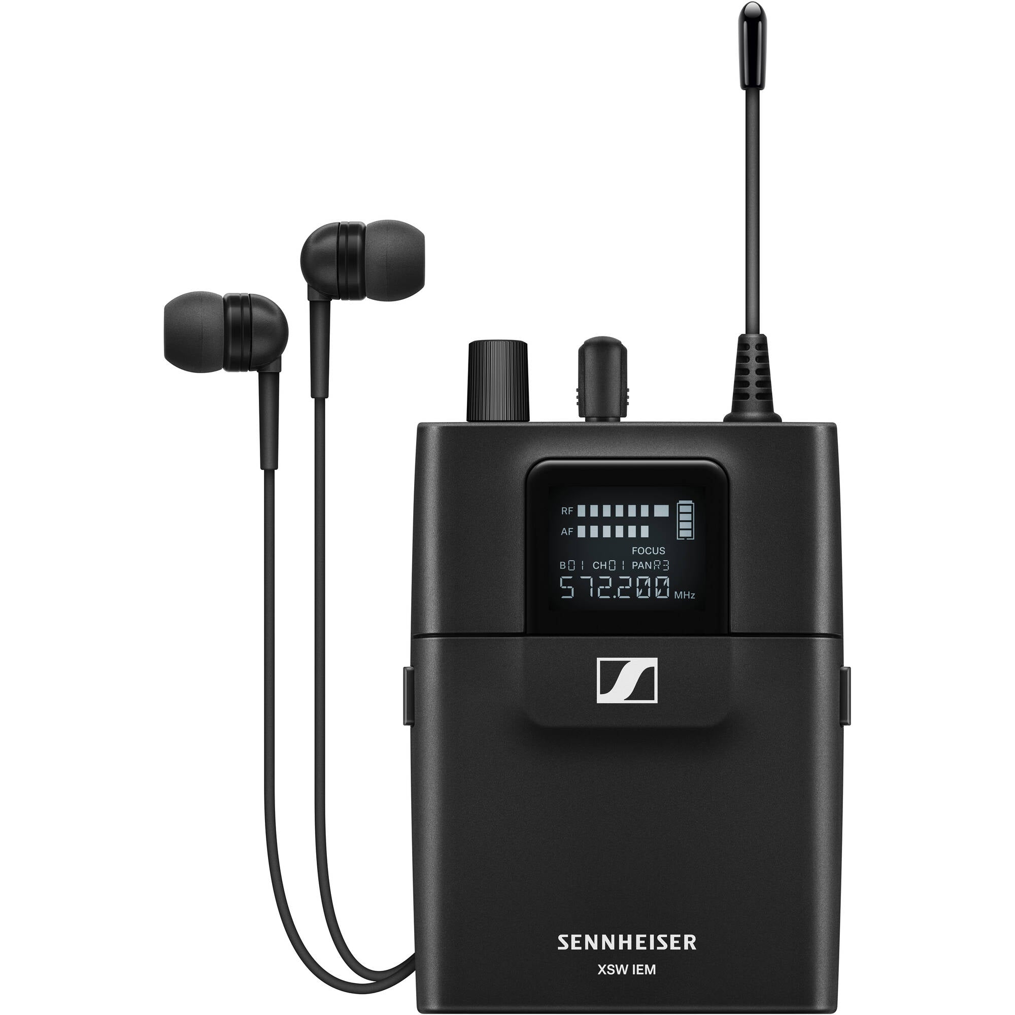 Sennheiser XSW IEM EK Stereo Bodypack Wireless Receiver with IE 4 Earphones (B: 572-596 MHz)