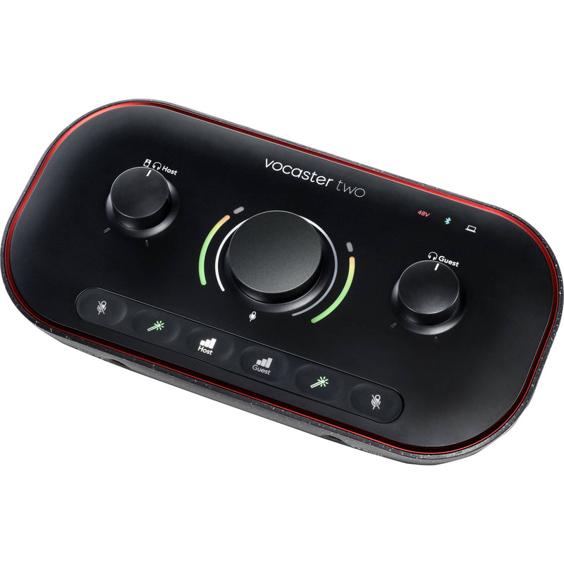Focusrite Vocaster Two Studio USB-C Audio Interface Ultimate Podcasting Kit