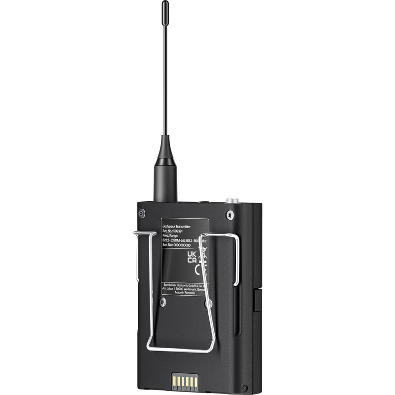 Sennheiser EW-DX MKE 2-835-S SET Dual-Channel Combo Wireless Mic System (Q1-9: 470-550 MHz)