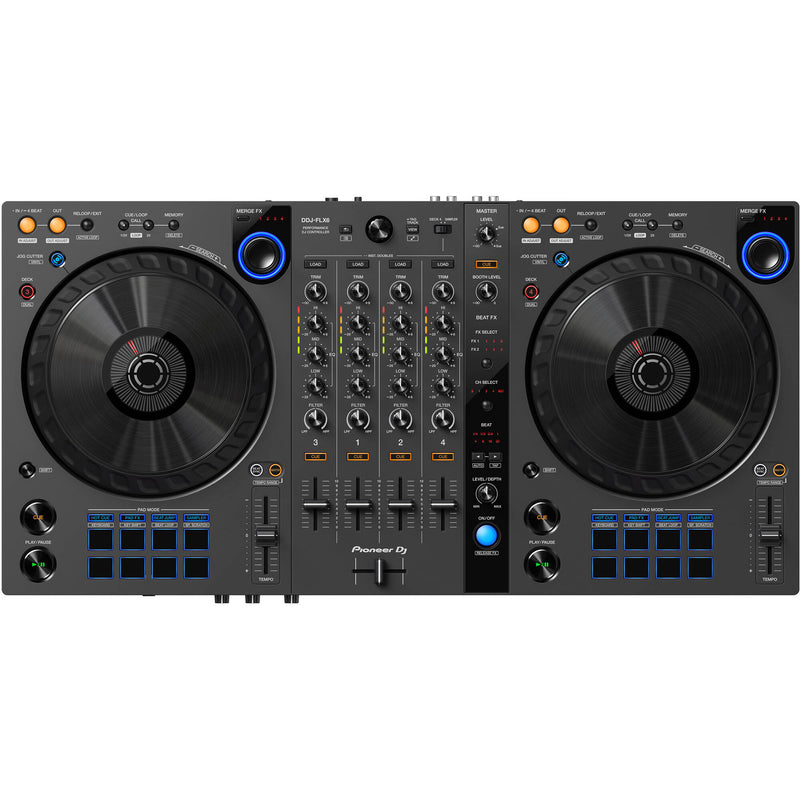 Pioneer DJ DDJ-FLX6-GT 4-Channel DJ Controller for rekordbox and Serato DJ Pro (Graphite)