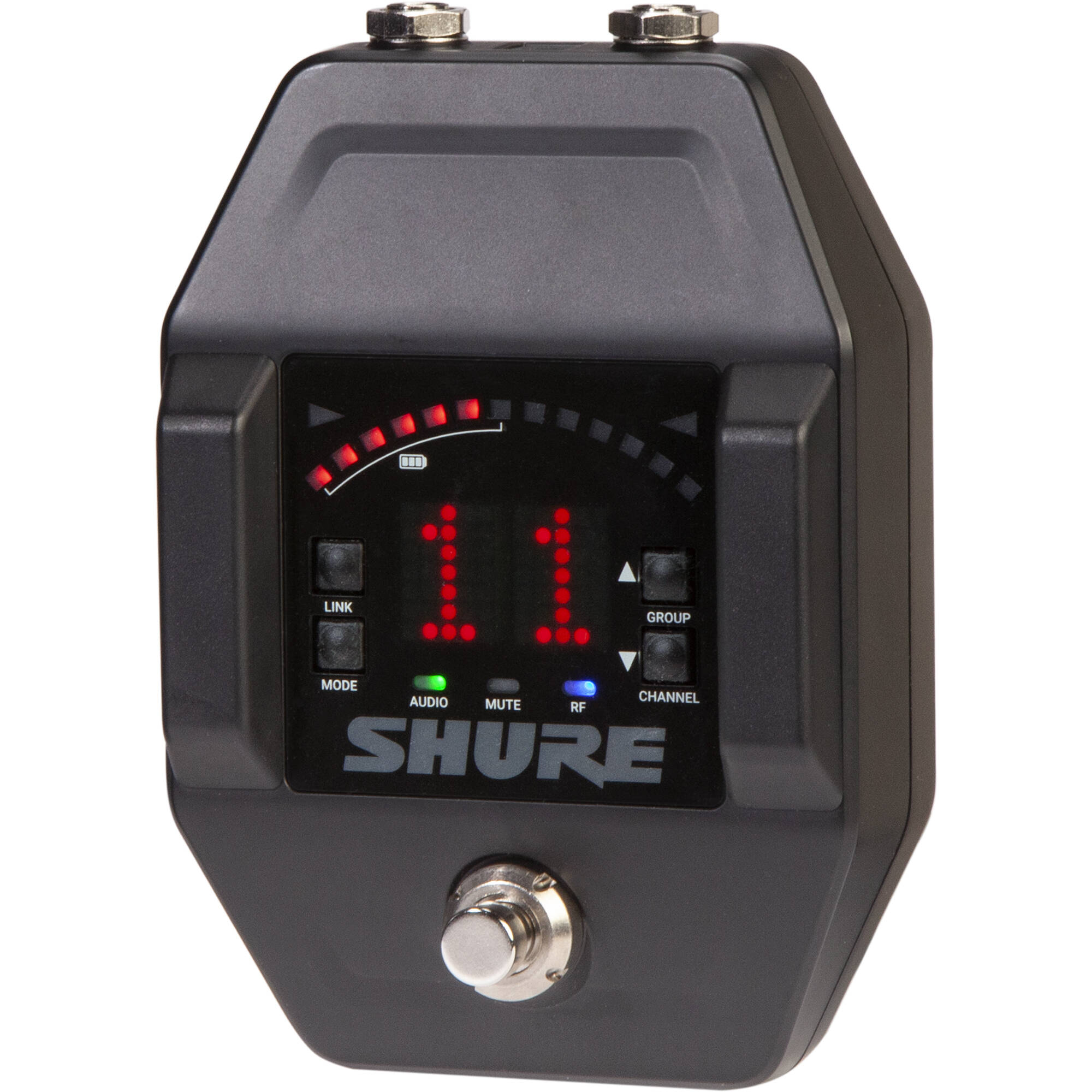 Shure GLXD6+ Dual-Band Wireless Guitar Pedal Receiver (Z3: 2.4, 5.8 GHz)