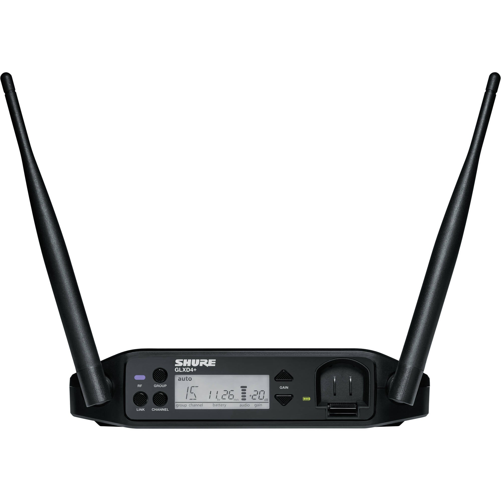 Shure GLXD24+ Dual-Band Wireless Vocal System with BETA 58A Microphone (Z3: 2.4, 5.8 GHz)
