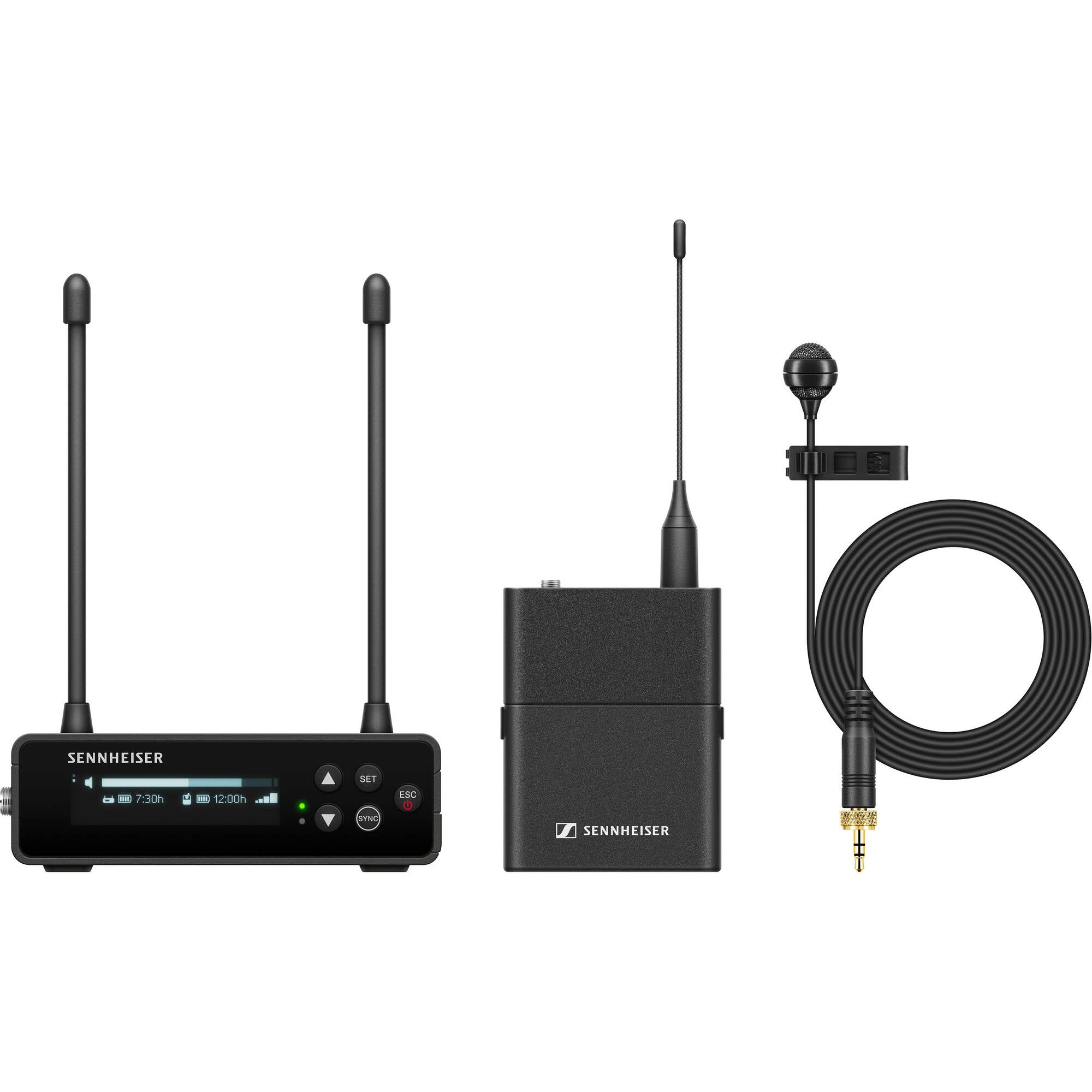 Sennheiser EW-DP ME4 SET Portable Digital Wireless Cardioid Lavalier Mic System (Q1-6: 470-526 MHz)