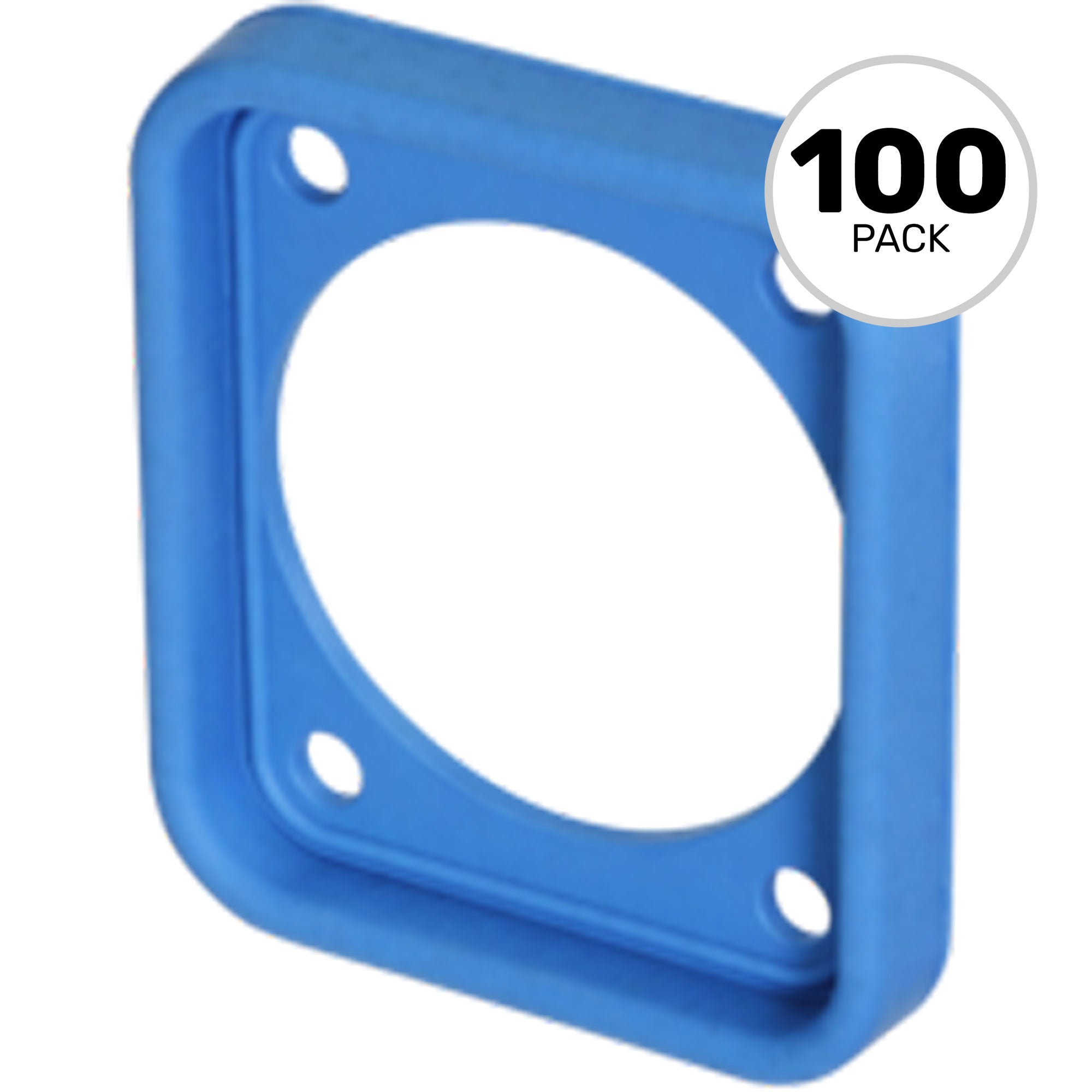 Neutrik SCDP-FX-6 EPDM Sealing Gasket for All D-Shape Chassis Connectors (Blue, Box of 100)
