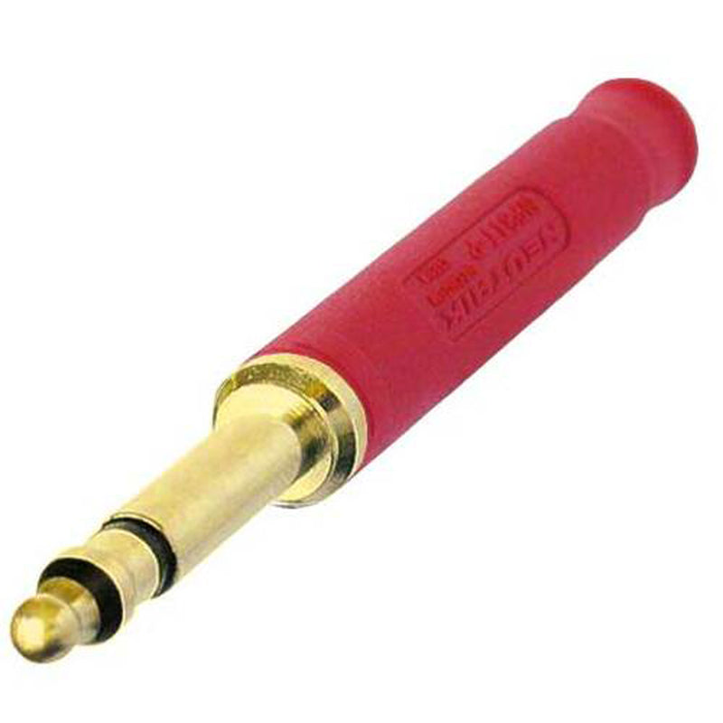 Neutrik NP3TT-P-AU-R 4.4mm (0.173") TT Bantam Plug (Red/Gold)