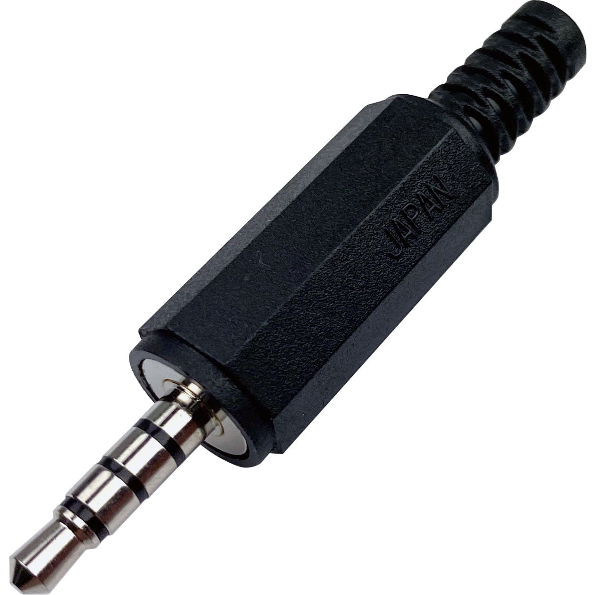 Mouser Kobiconn 171-7435-EX In-Line 3.5mm (1/8") TRRS 4-Conductor Male Connector