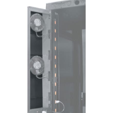 Middle Atlantic DCFRD-1/2PNL-44 Fan Door Panel, 1/2 RU (4 Pack)