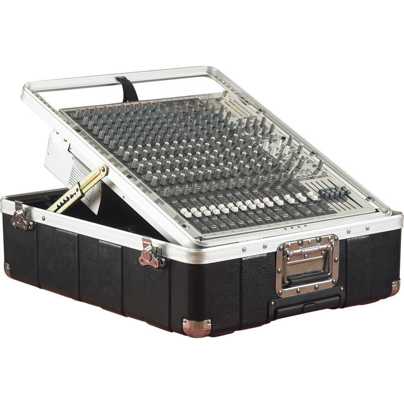 Gator Cases G-MIX-12PU 12U ATA Pop-Up Mixer Case with Roller Blade Wheels and Pull-Out Handle