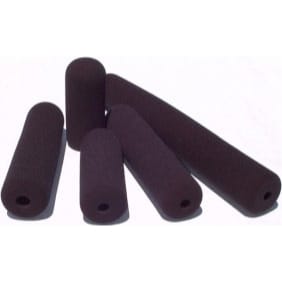 WindTech BG-60 Shotgun Microphone Windscreen with 1" Inside Diameter and 6" Depth (Black)