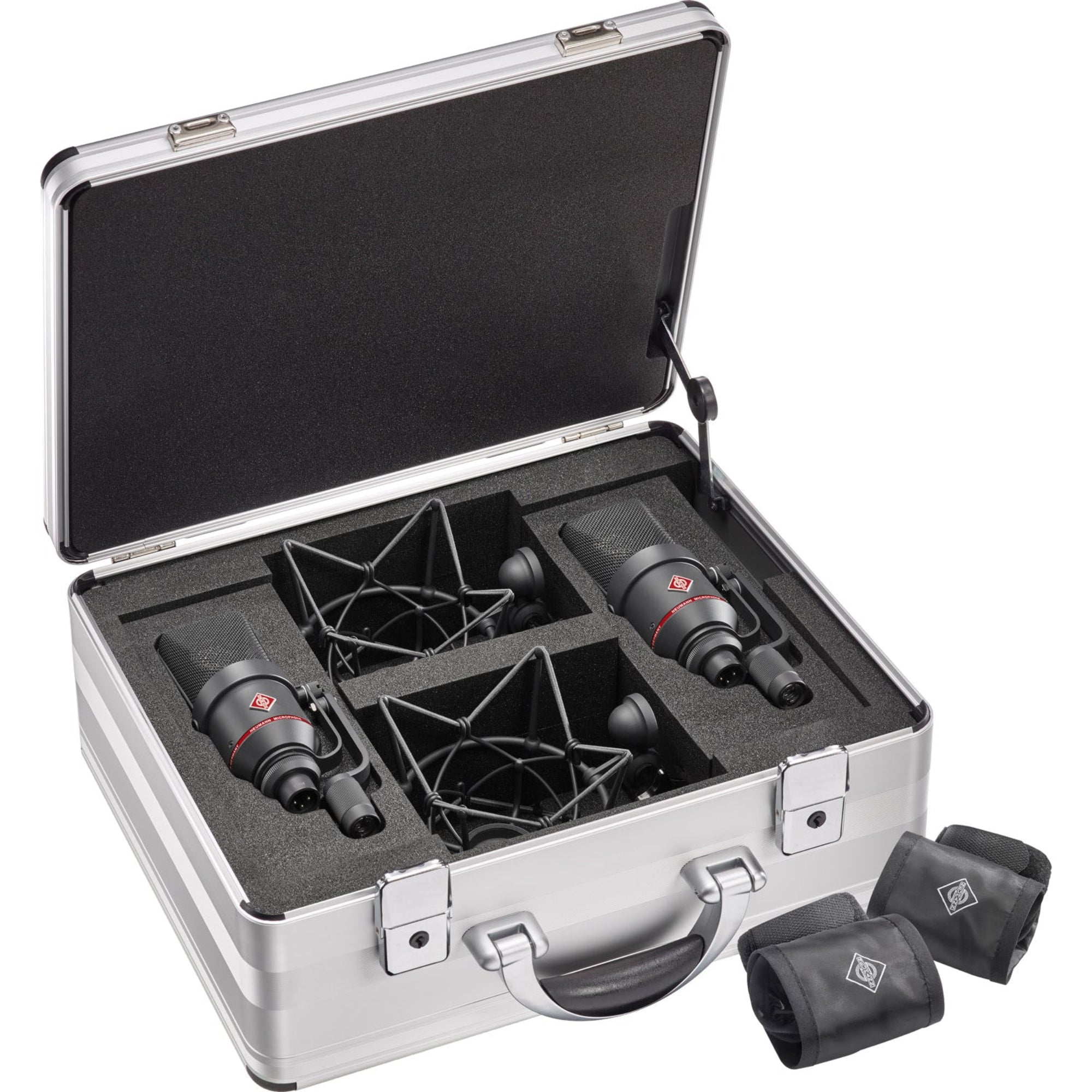 Neumann TLM 170 R Large-Diaphragm Multipattern Studio Condenser Microphone (Stereo Set, Black)