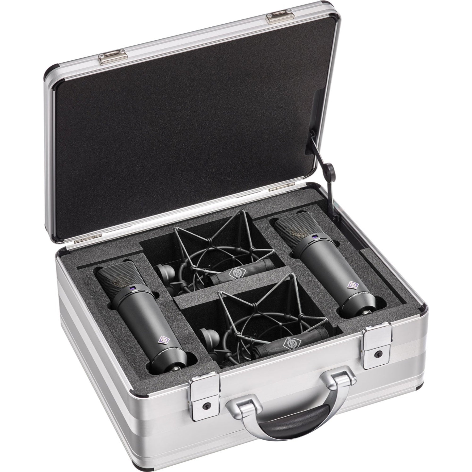 Neumann U 87 Ai Large-Diaphragm Multipattern Condenser Studio Microphone (Stereo Set, Black)