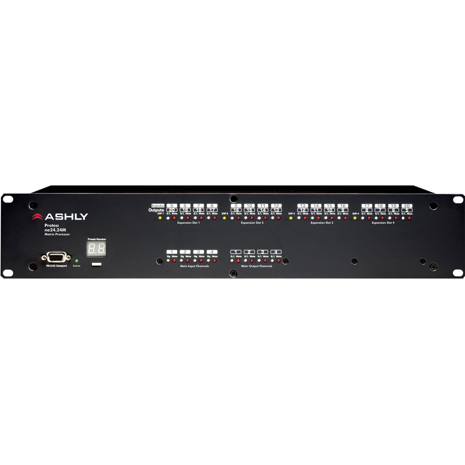 Ashly ne24.24M Protea DSP Audio Matrix Processor (4x12)