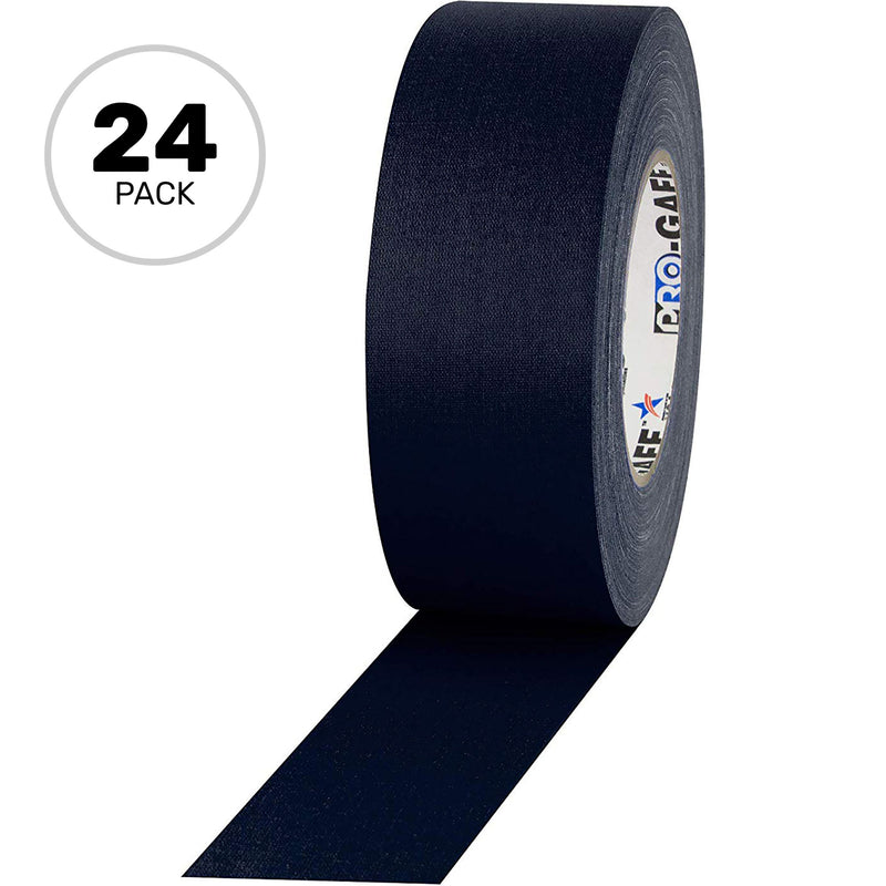 ProTapes Pro Gaff Premium Matte Cloth Gaffers Tape 2" x 55yds (Blue, Case of 24)