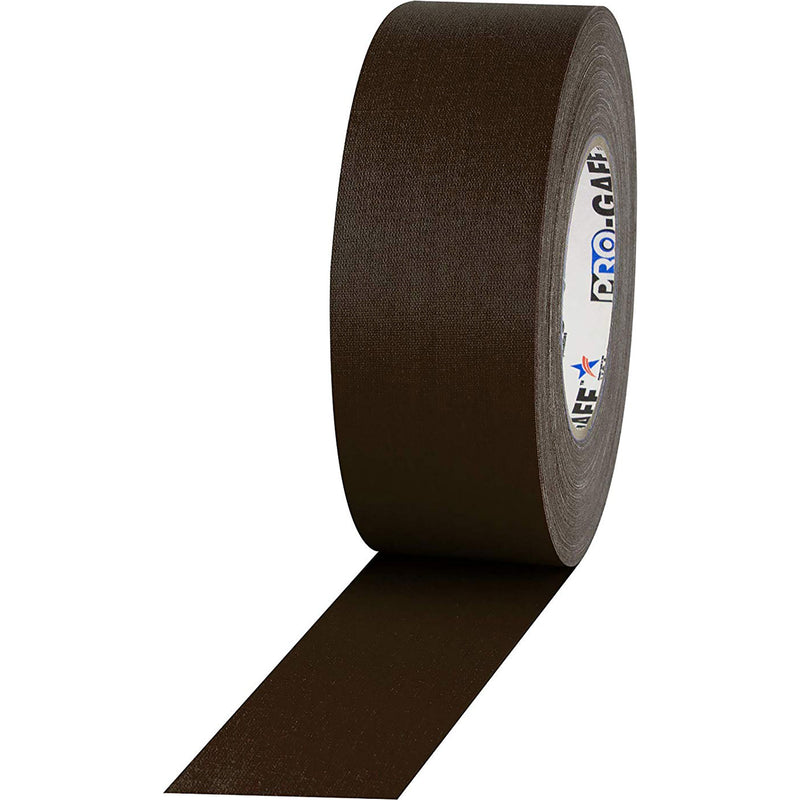 ProTapes Pro Gaff Premium Matte Cloth Gaffers Tape 2" x 55yds (Brown, Case of 24)