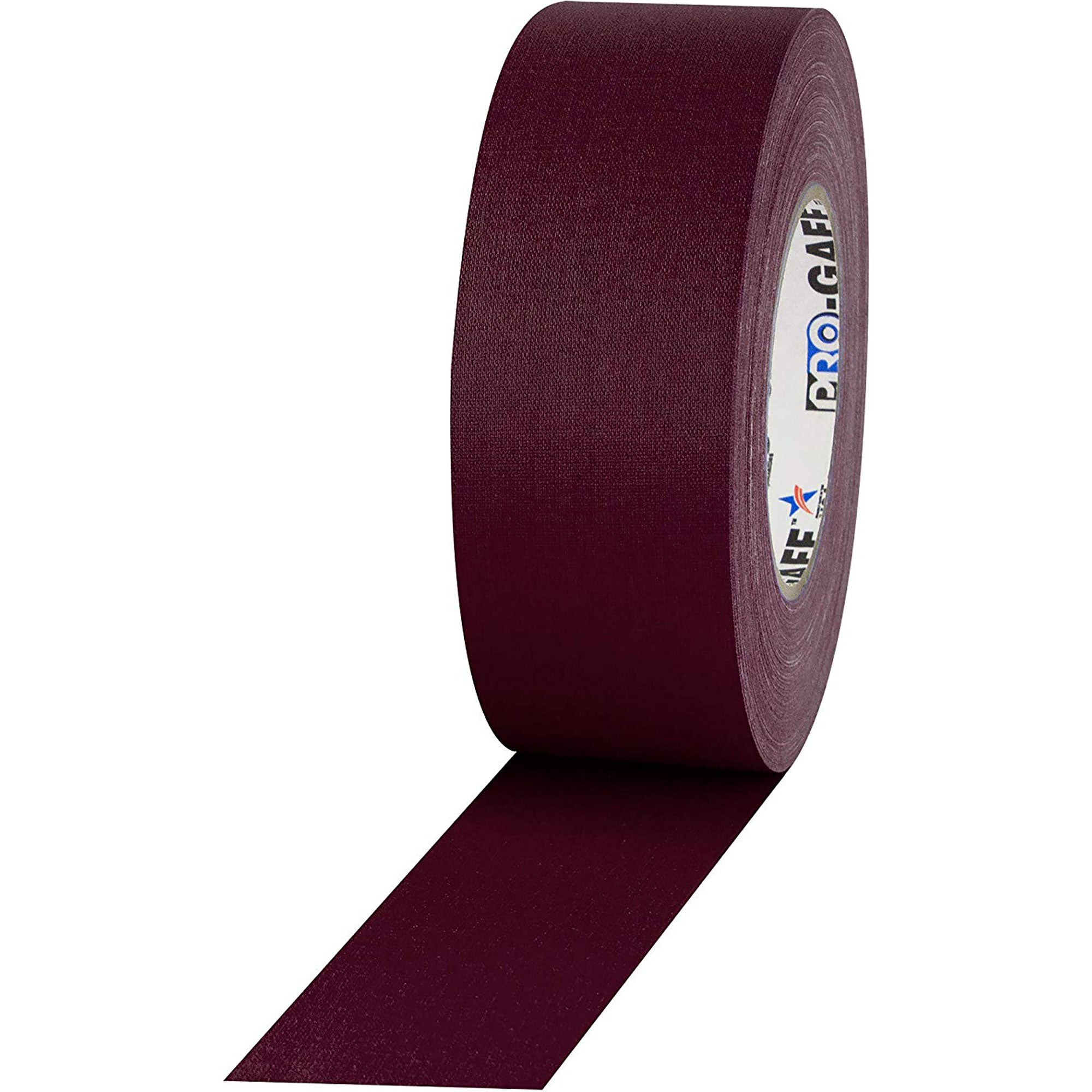 ProTapes Pro Gaff Premium Matte Cloth Gaffers Tape 2" x 55yds (Burgundy, Case of 24)