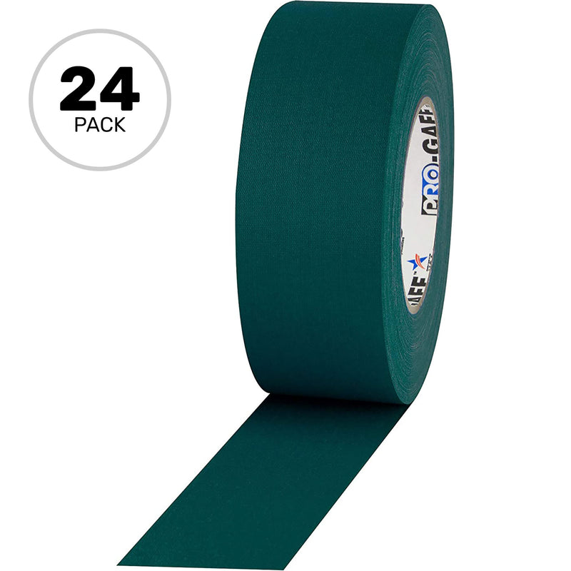 ProTapes Pro Gaff Premium Matte Cloth Gaffers Tape 2" x 55yds (Teal, Case of 24)