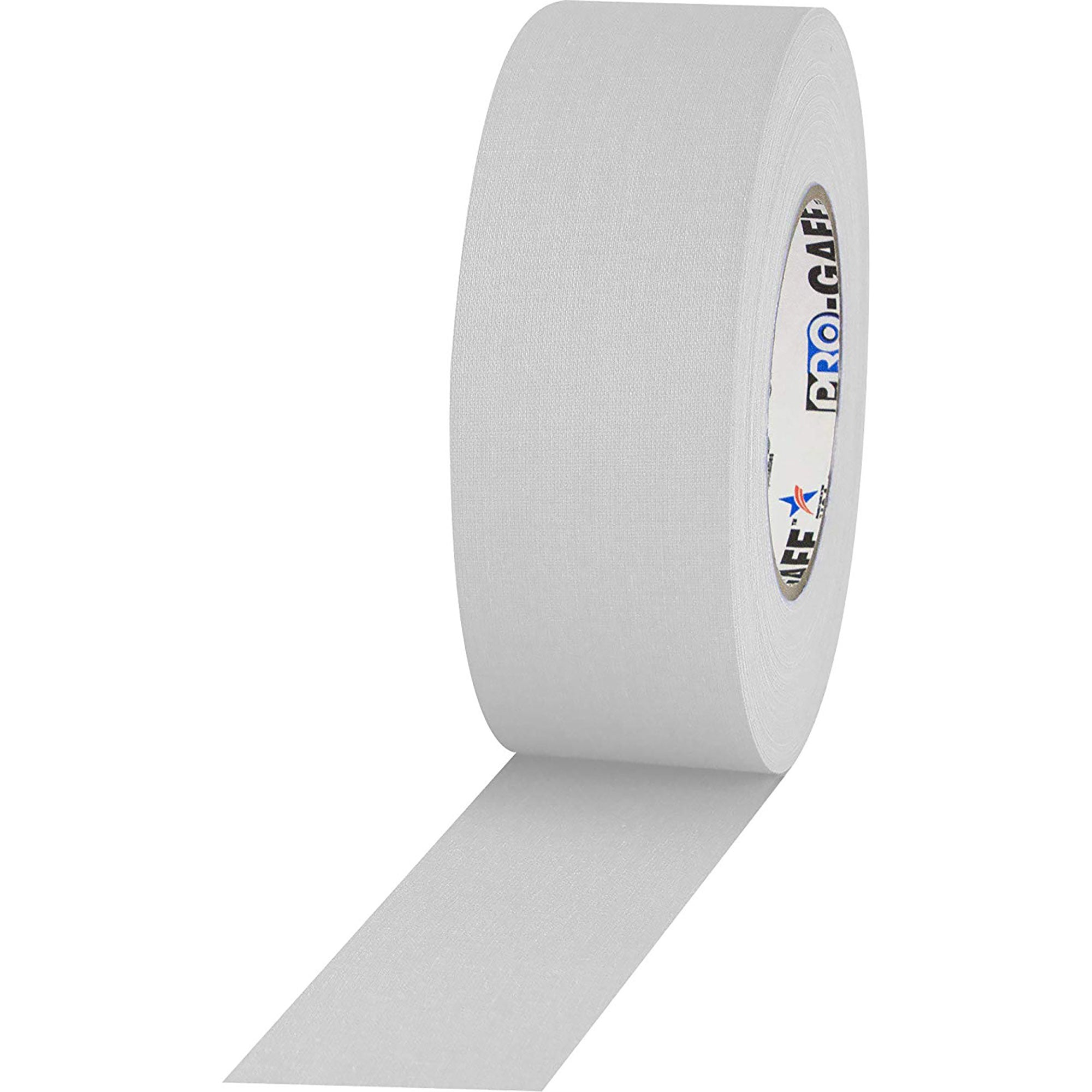 ProTapes Pro Gaff Premium Matte Cloth Gaffers Tape 2" x 55yds (White, Case of 24)
