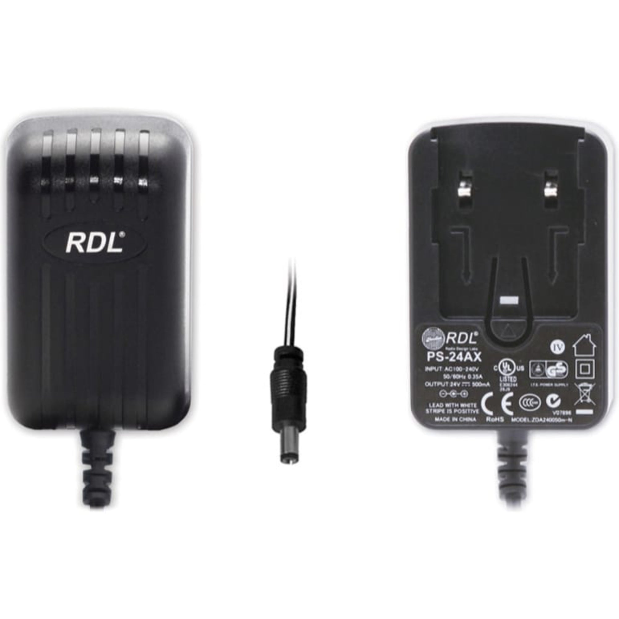 RDL PS-24AX 24 Vdc Switching Power Supply (Specify Plug)