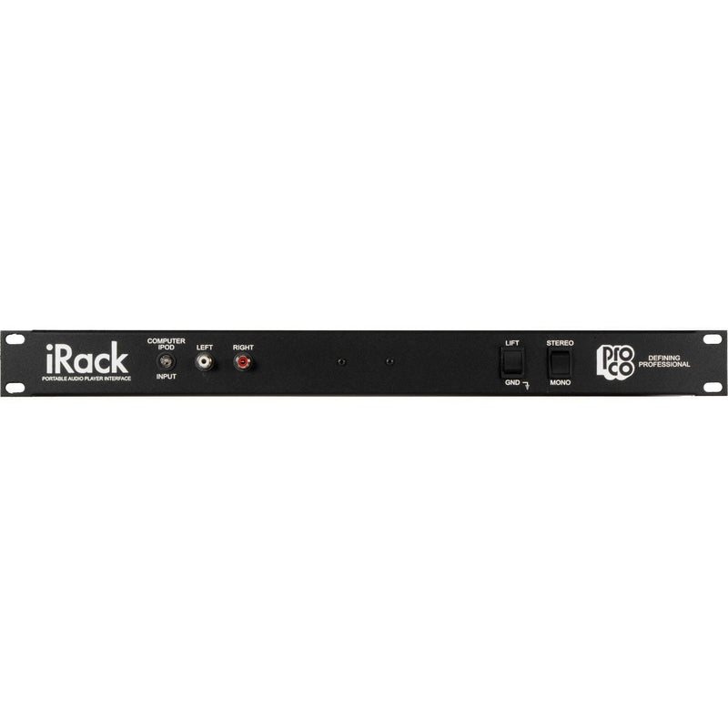 RapcoHorizon Pro Co iRack Portable Audio Player Interface Rack Panel