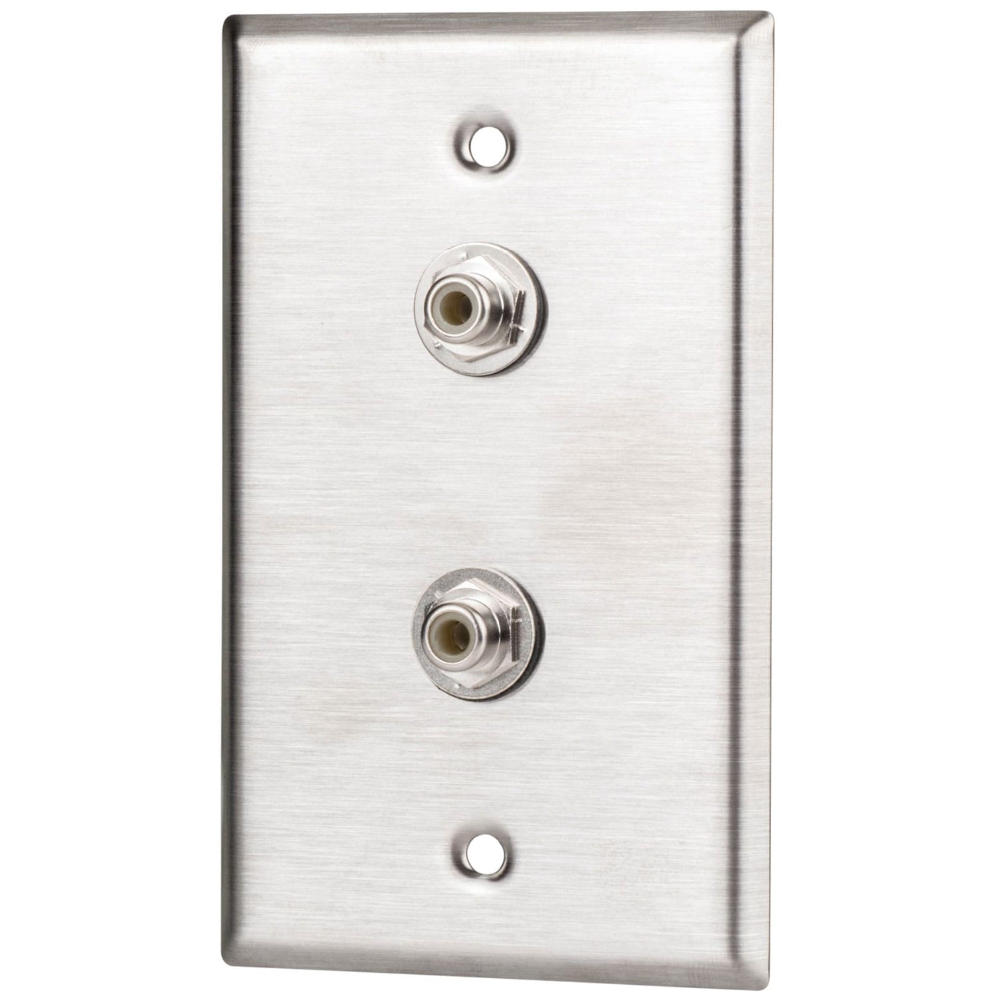 RapcoHorizon Pro Co WP1021 Dual RCA Wallplate