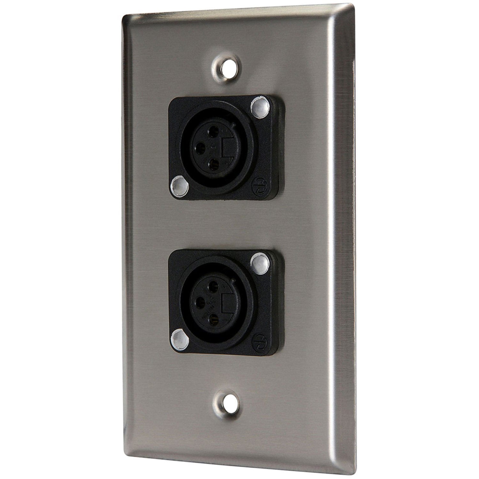 RapcoHorizon Pro Co WP1026 Dual Female XLR Wallplate