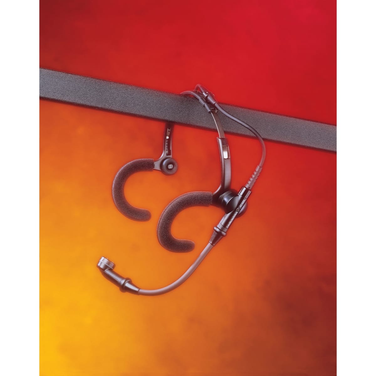 Audio-Technica AT889cW Noise-Cancelling Condenser Headworn Microphone