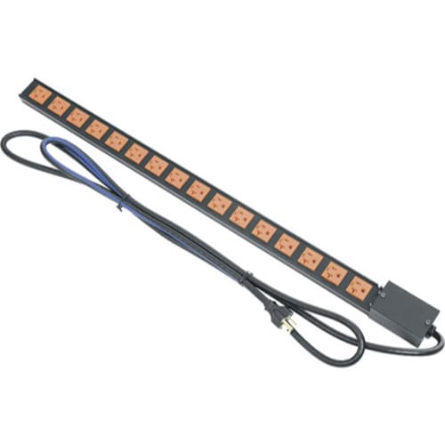 Middle Atlantic PDT-1620C-NS Thin Power Distribution Strip (16-Outlet, 20 Amp)