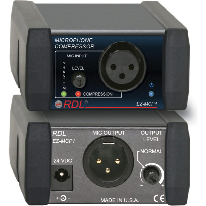 RDL EZ-MCP1 Microphone Compressor (USA Power Supply)