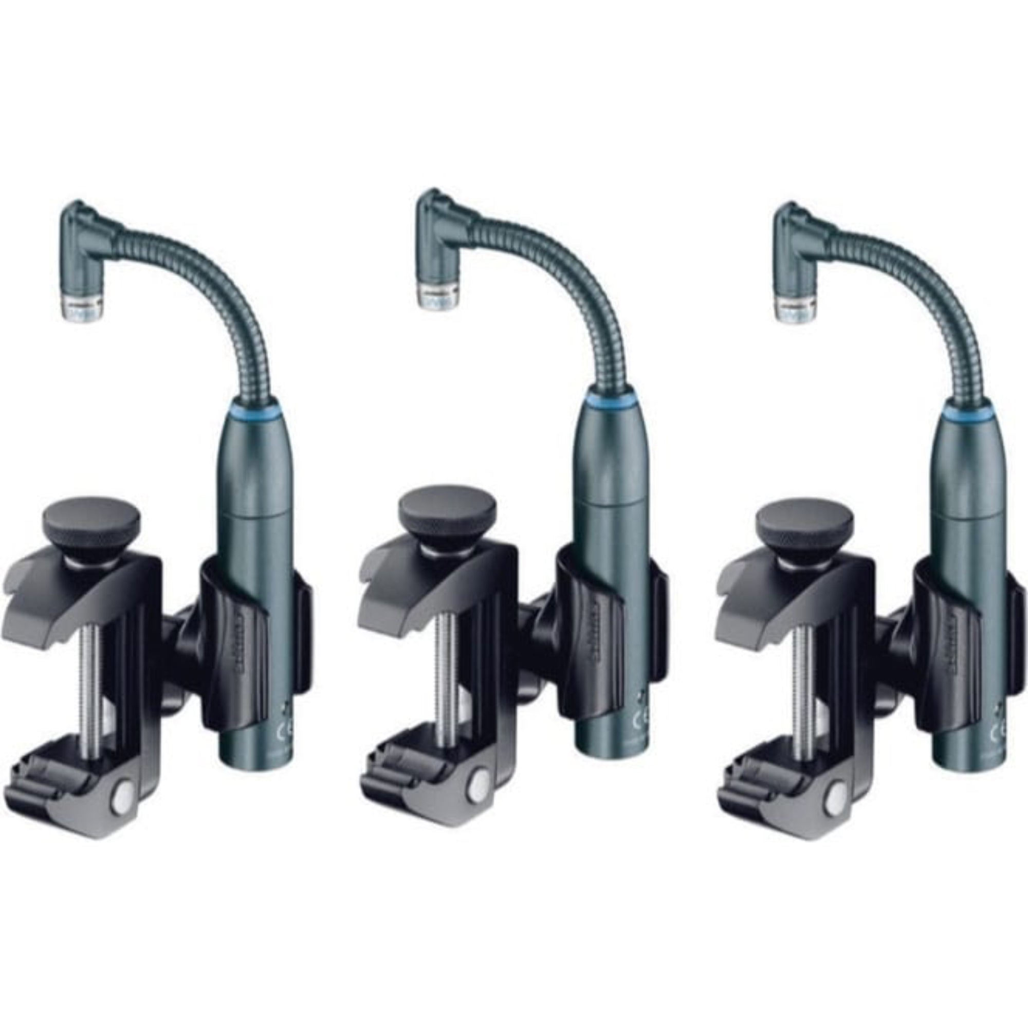 Shure Beta 98AMP/C Miniature Cardioid Condenser Drum Microphones (3 Pack)